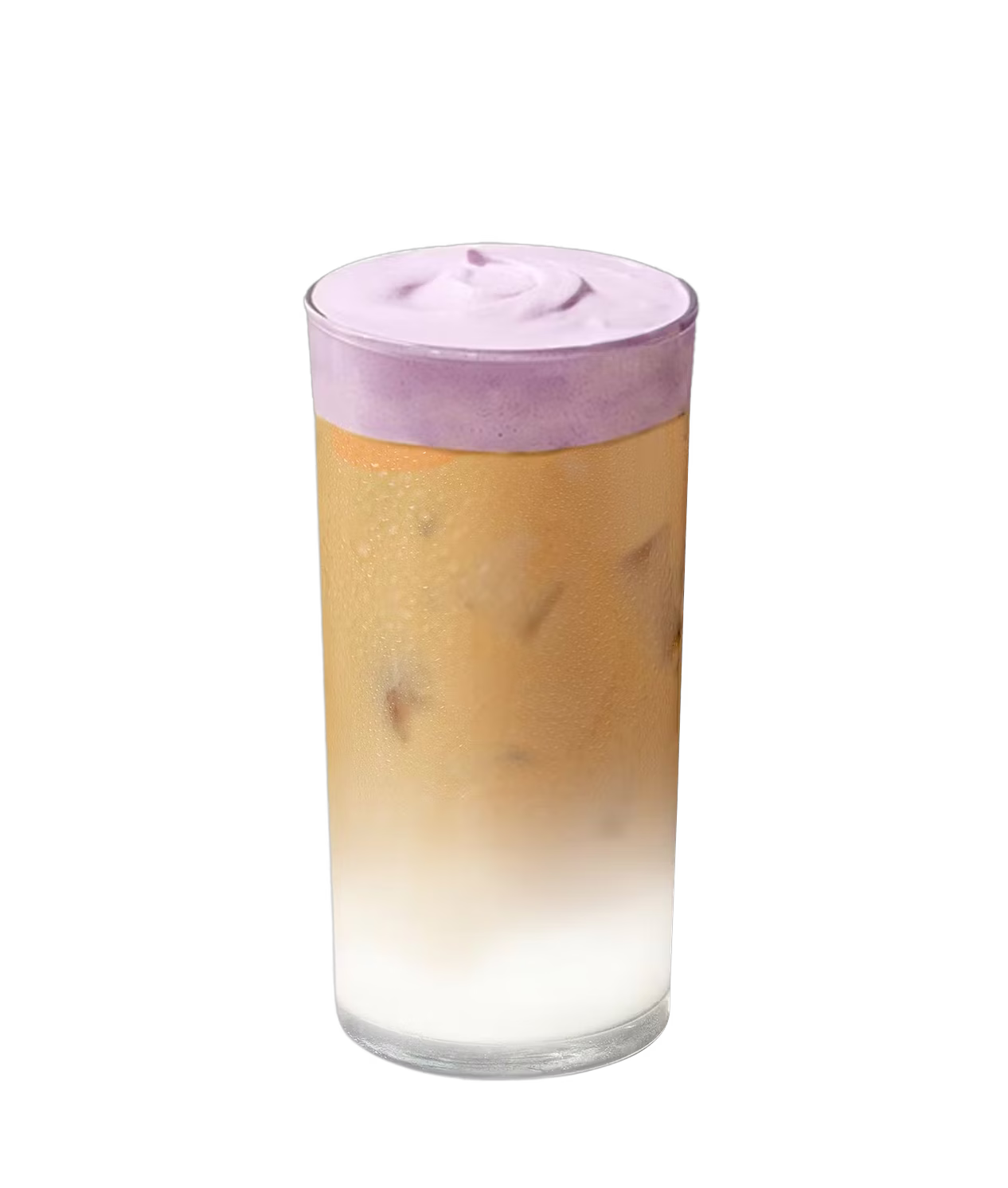 Iced Vanilla Latte with Ube Dream Top